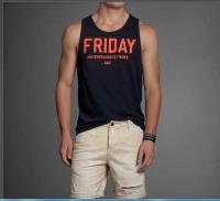 heren friday abercrombie fitch tanktop zwart Winkel Utrecht k21ki311